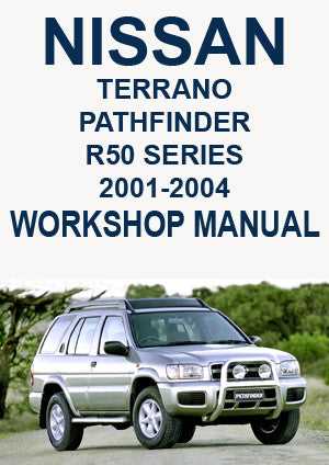 2001 nissan pathfinder repair manual