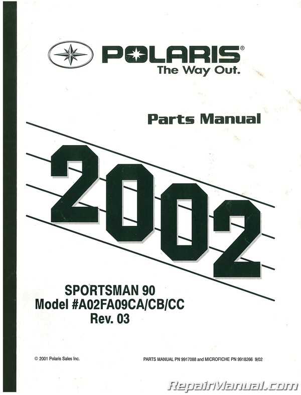 2001 polaris sportsman 90 repair manual