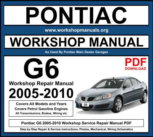 2001 pontiac grand prix repair manual