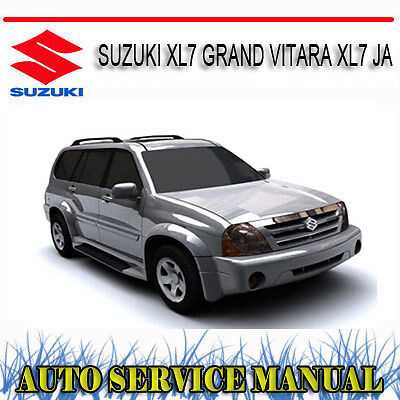 2001 suzuki grand vitara repair manual