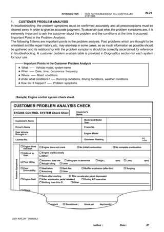 2001 toyota avalon repair manual