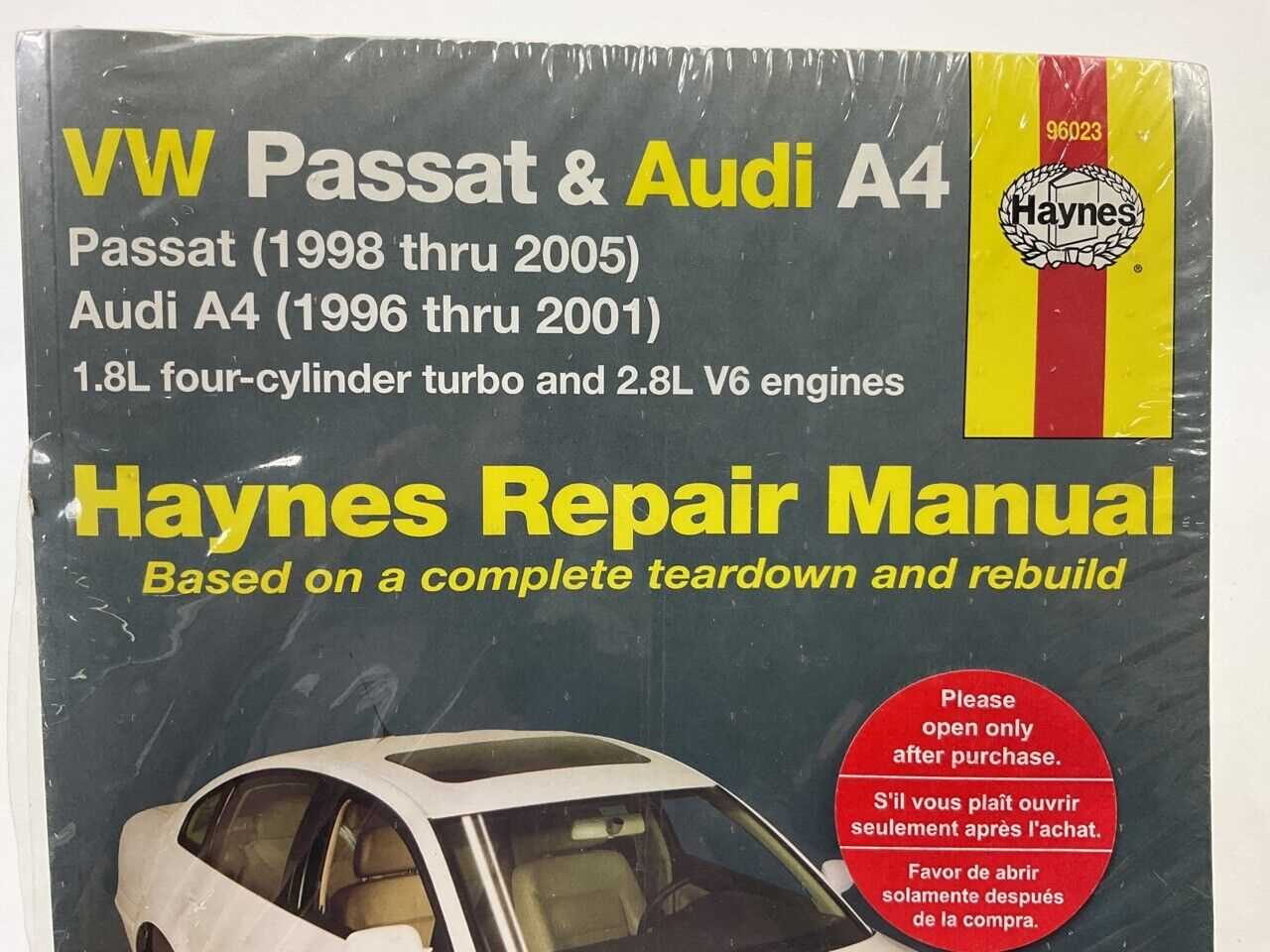 2001 vw passat repair manual