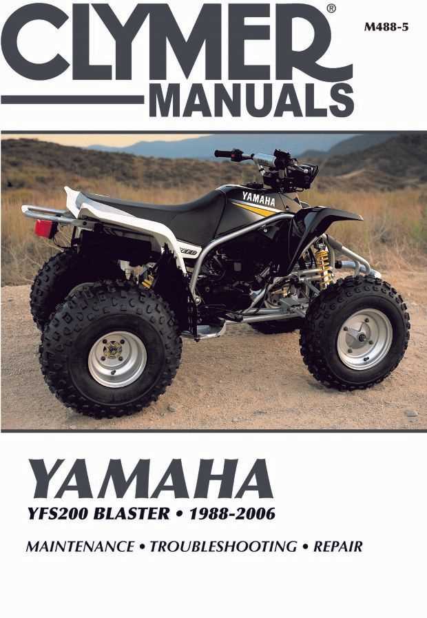 2001 yamaha blaster repair manual