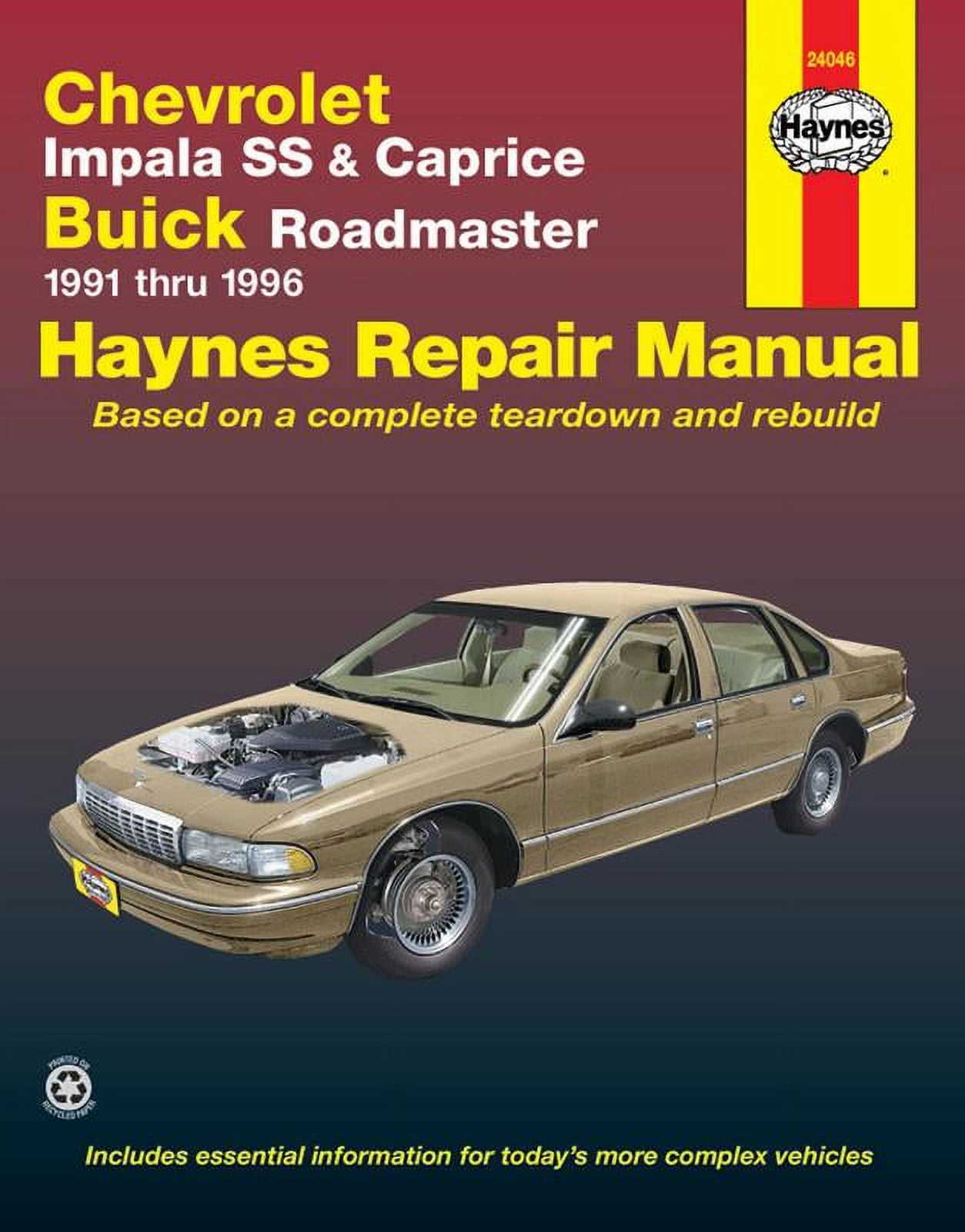 2001 chevy impala repair manual