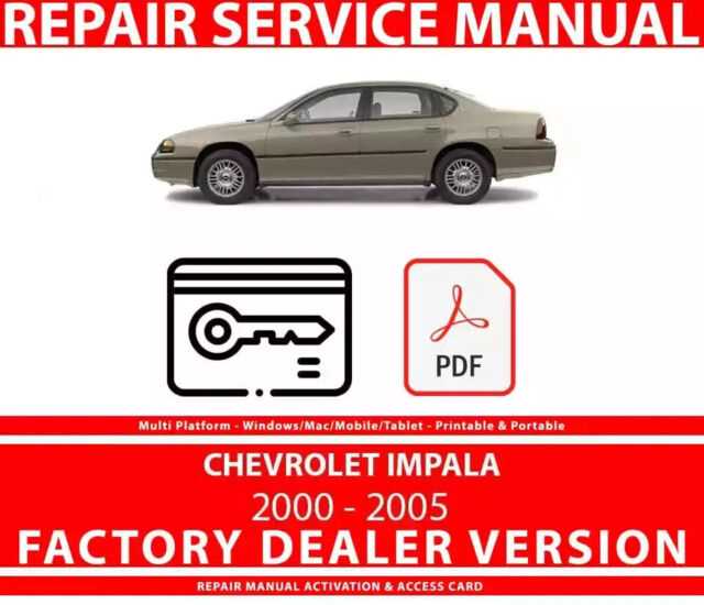 2001 chevy impala repair manual