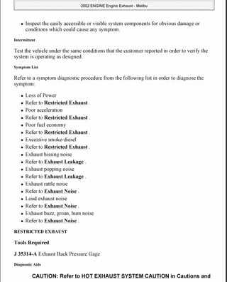 2001 chevy malibu repair manual