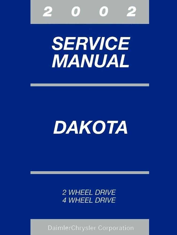 2001 dodge dakota repair manual