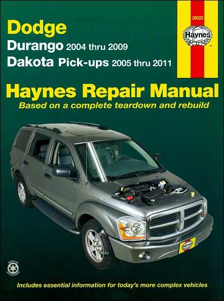 2001 dodge durango repair manual