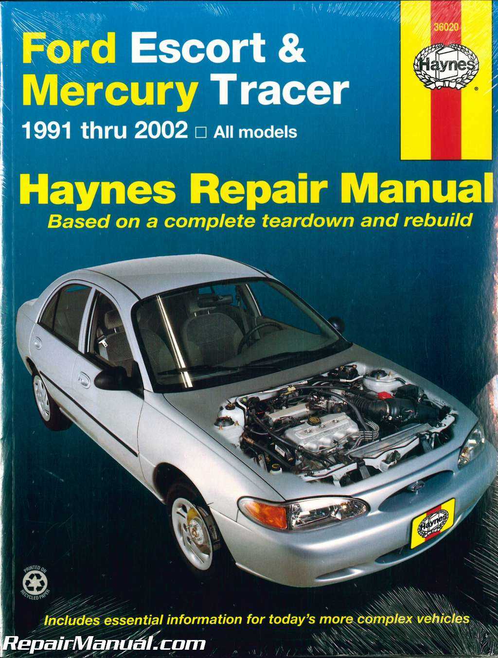 2001 ford escort repair manual