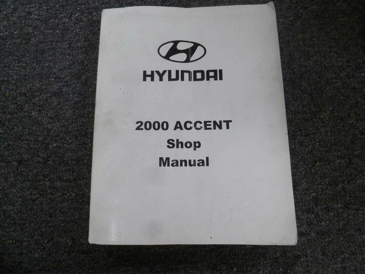 2001 hyundai accent repair manual