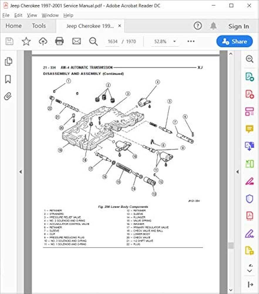 2001 jeep cherokee sport repair manual