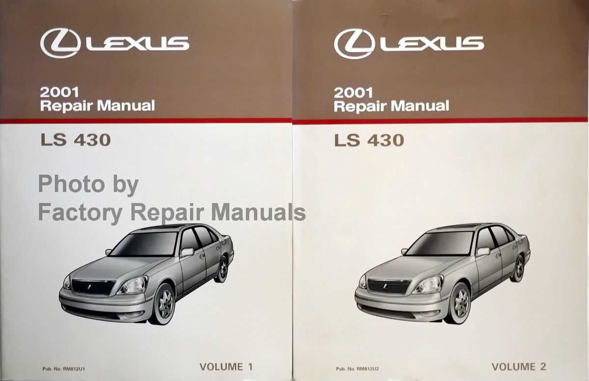 2001 lexus ls430 repair manual