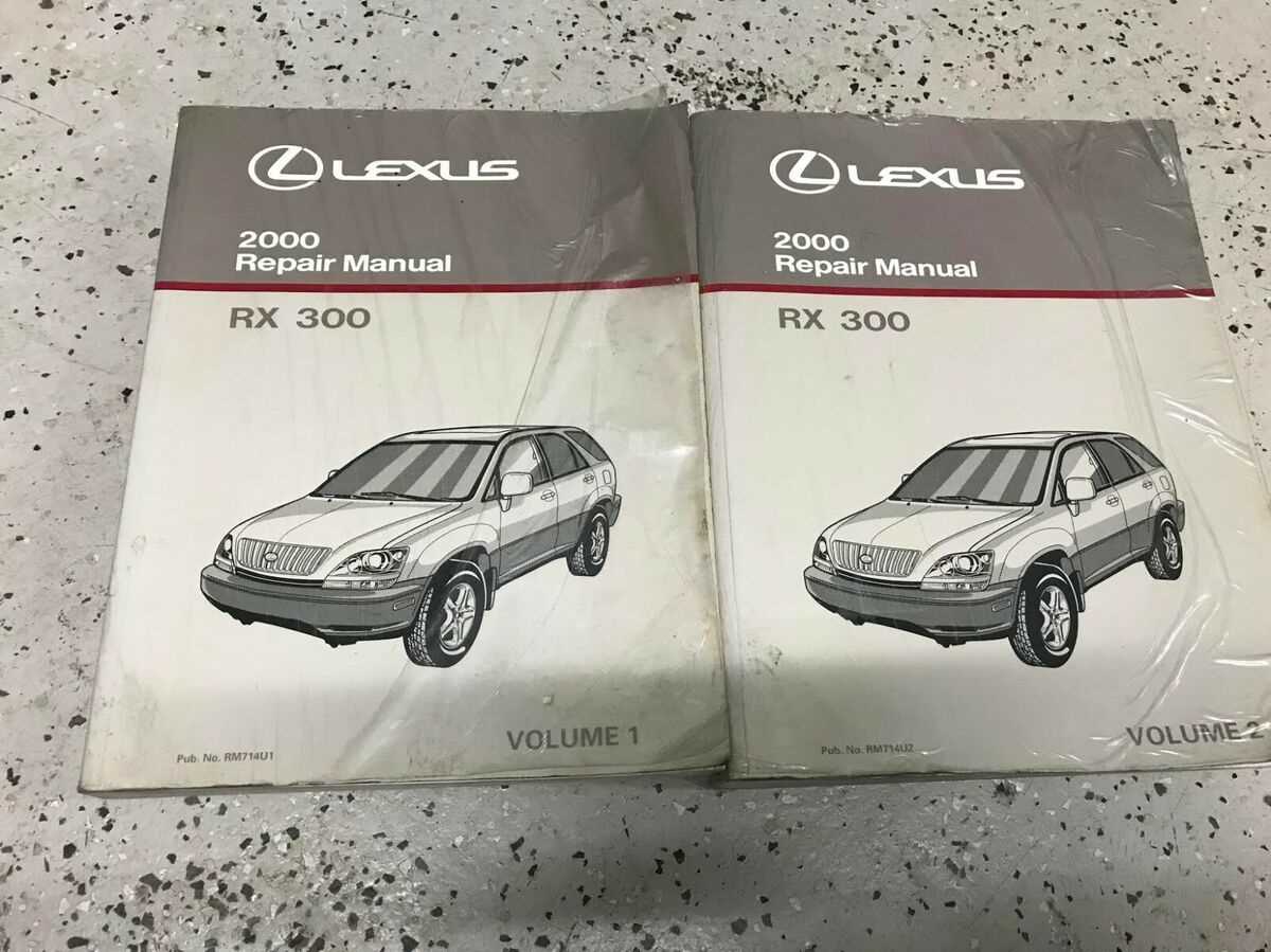 2001 lexus rx300 repair manual