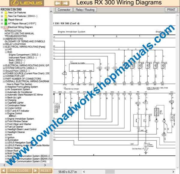 2001 lexus rx300 repair manual