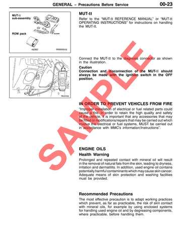 2001 mitsubishi montero sport 3.0 repair manual