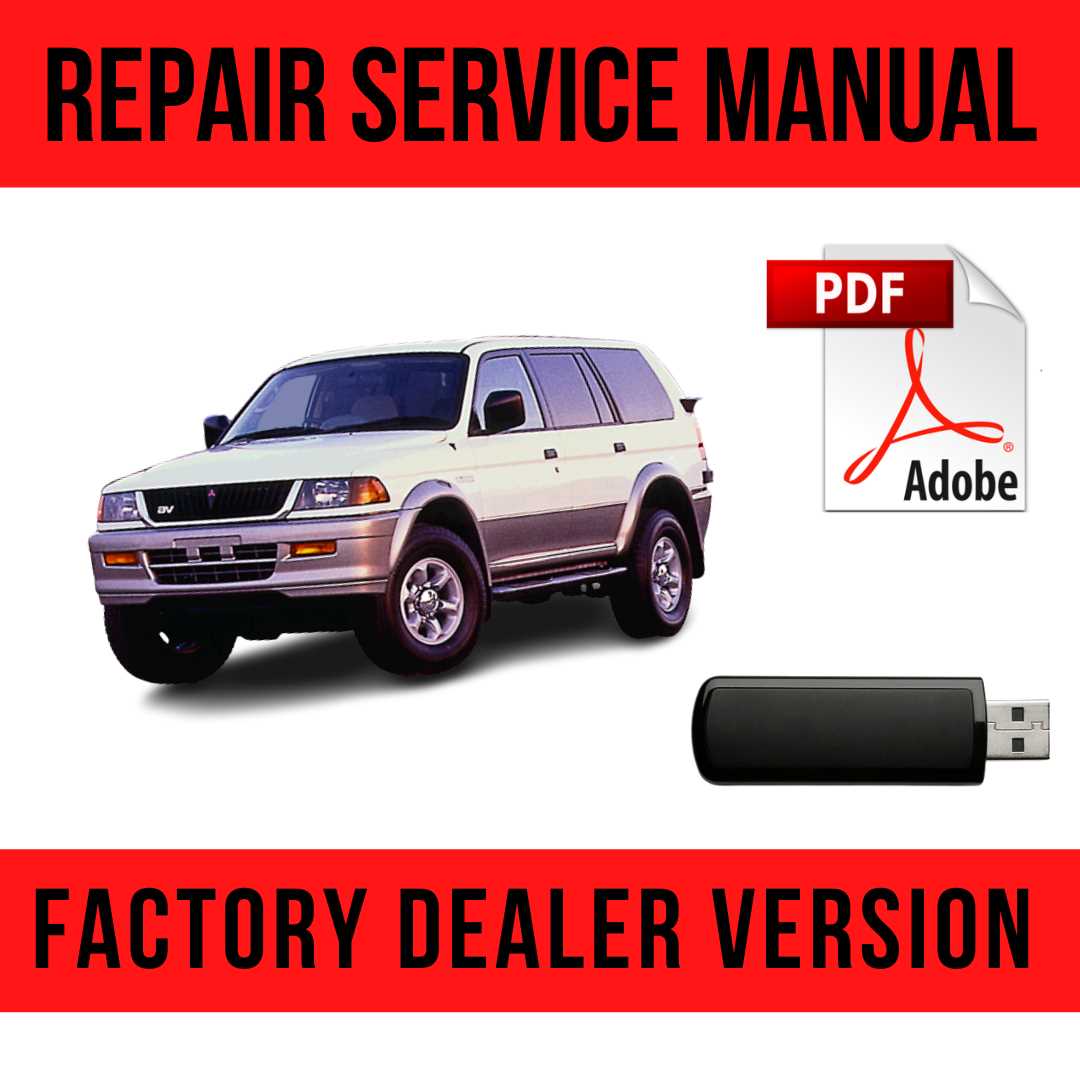 2001 mitsubishi montero xls repair manual