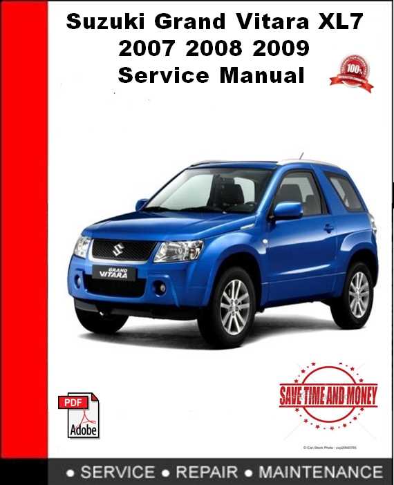 2001 suzuki grand vitara repair manual