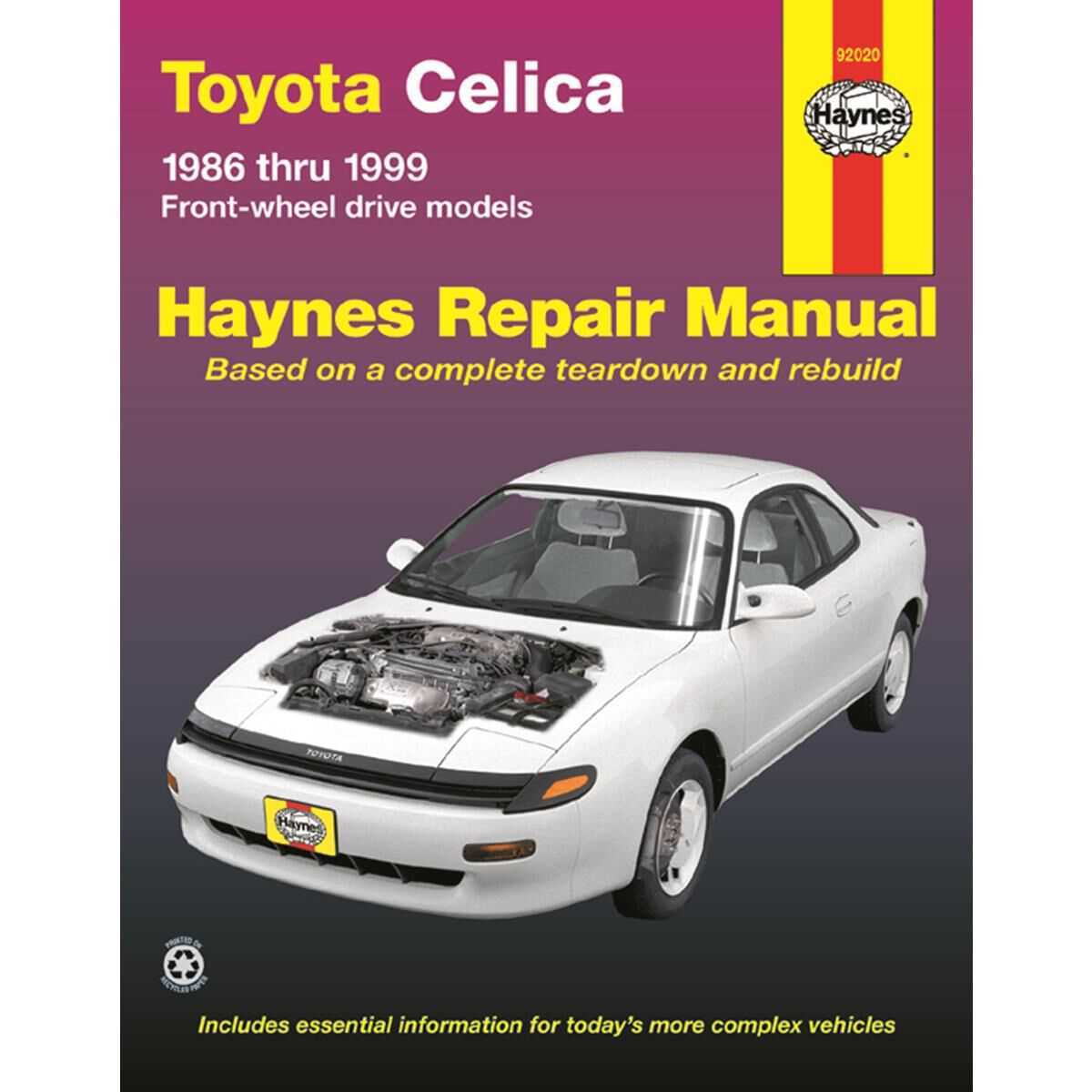 2001 toyota celica gt repair manual