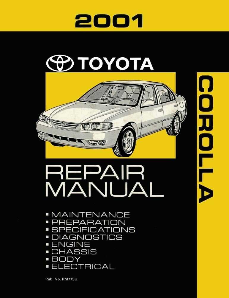 2001 toyota corolla repair manual