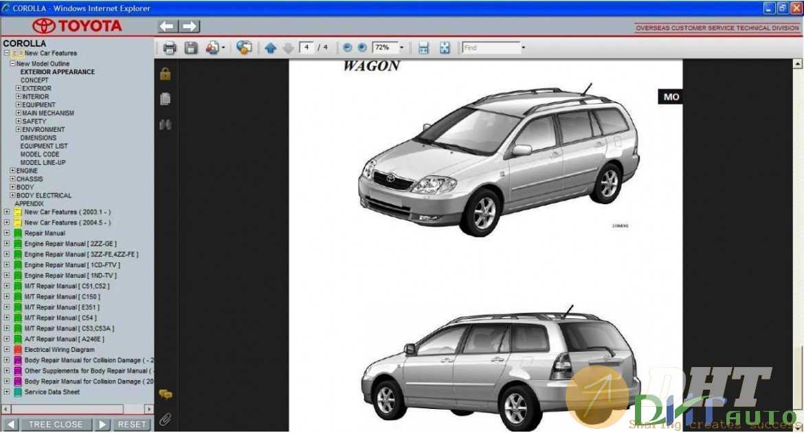 2001 toyota corolla service repair manual