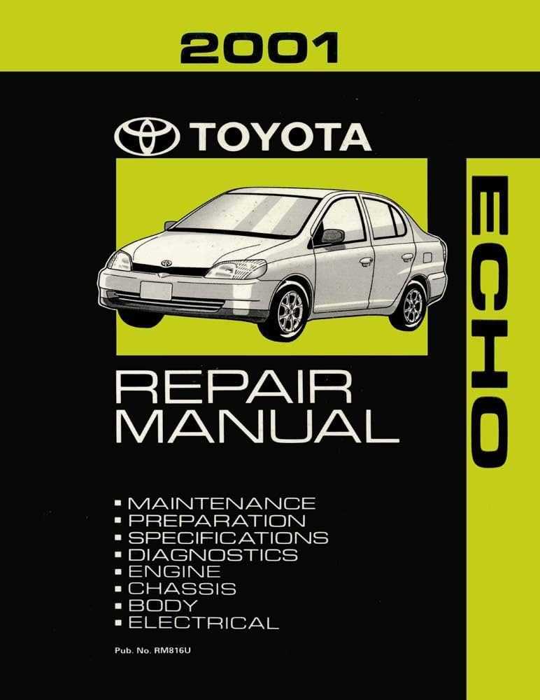 2001 toyota echo service repair manual