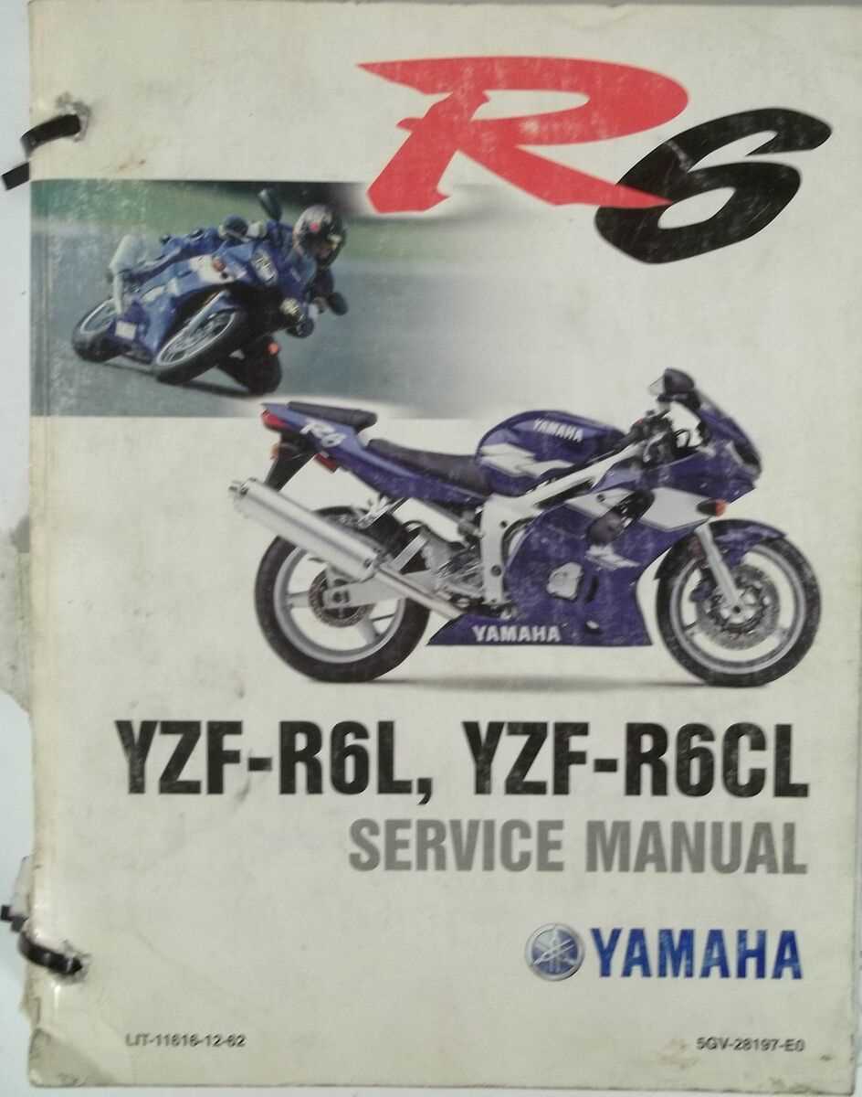 2001 yamaha r6 repair manual