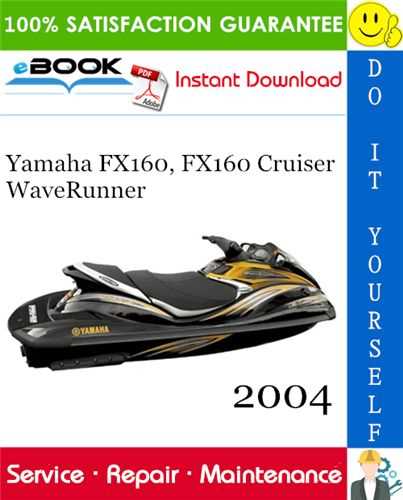 2001 yamaha waverunner xlt 1200 repair manual