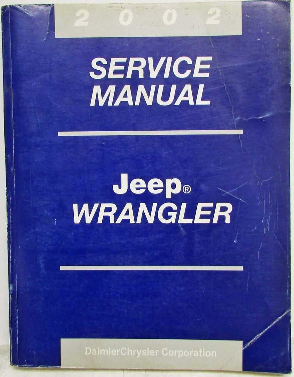 2002 jeep wrangler repair manual