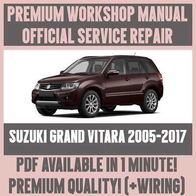 2002 suzuki grand vitara repair manual