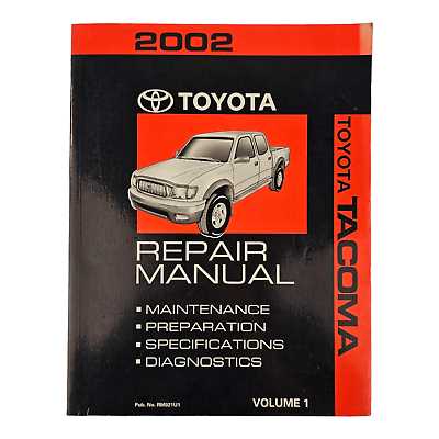2002 toyota tacoma repair manual