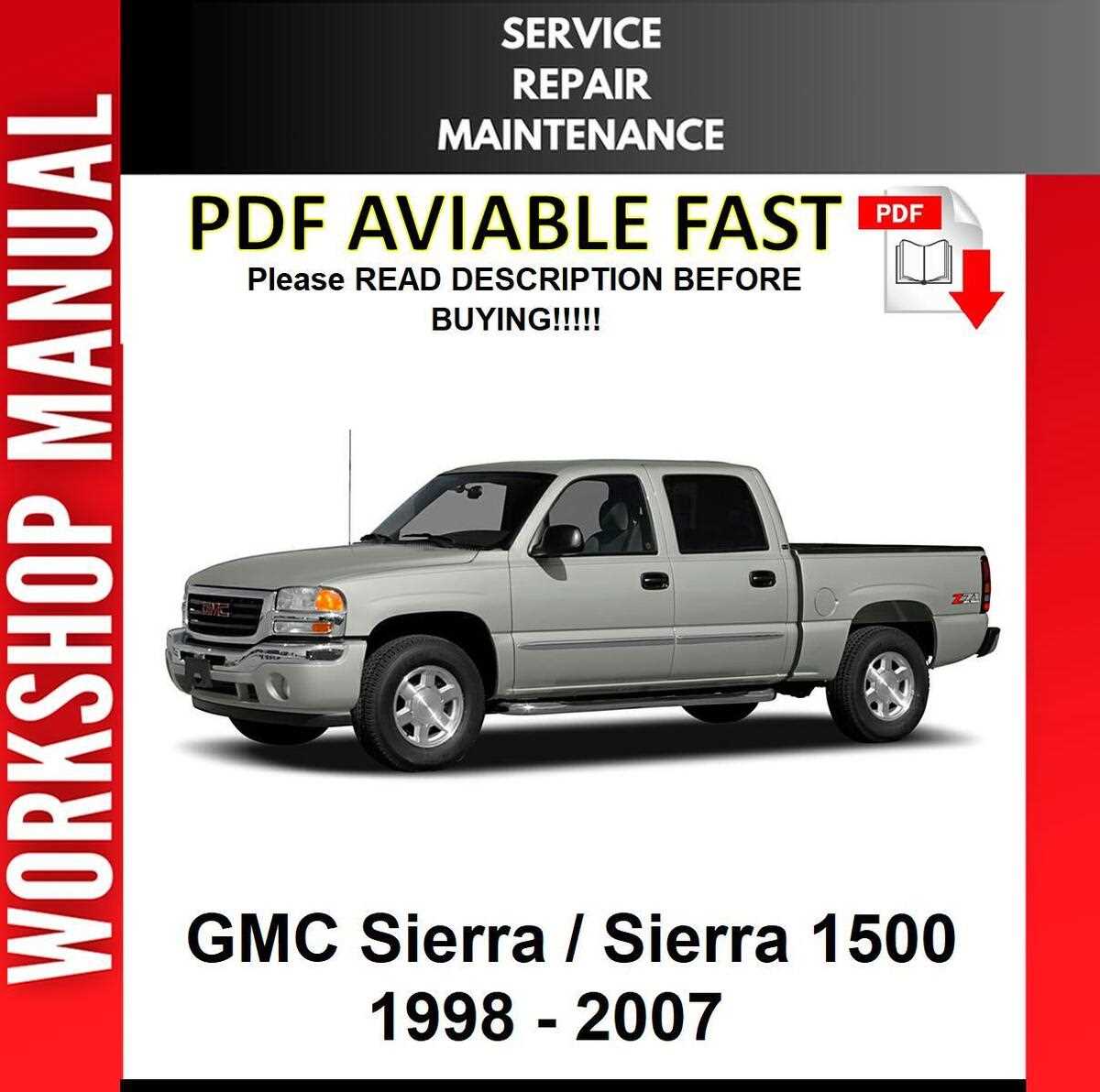 2002 gmc sierra 1500 repair manual