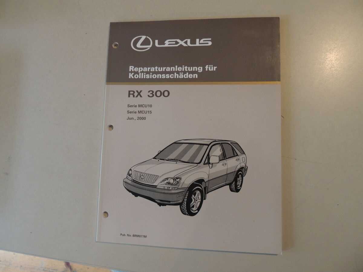 2002 lexus rx300 repair manual