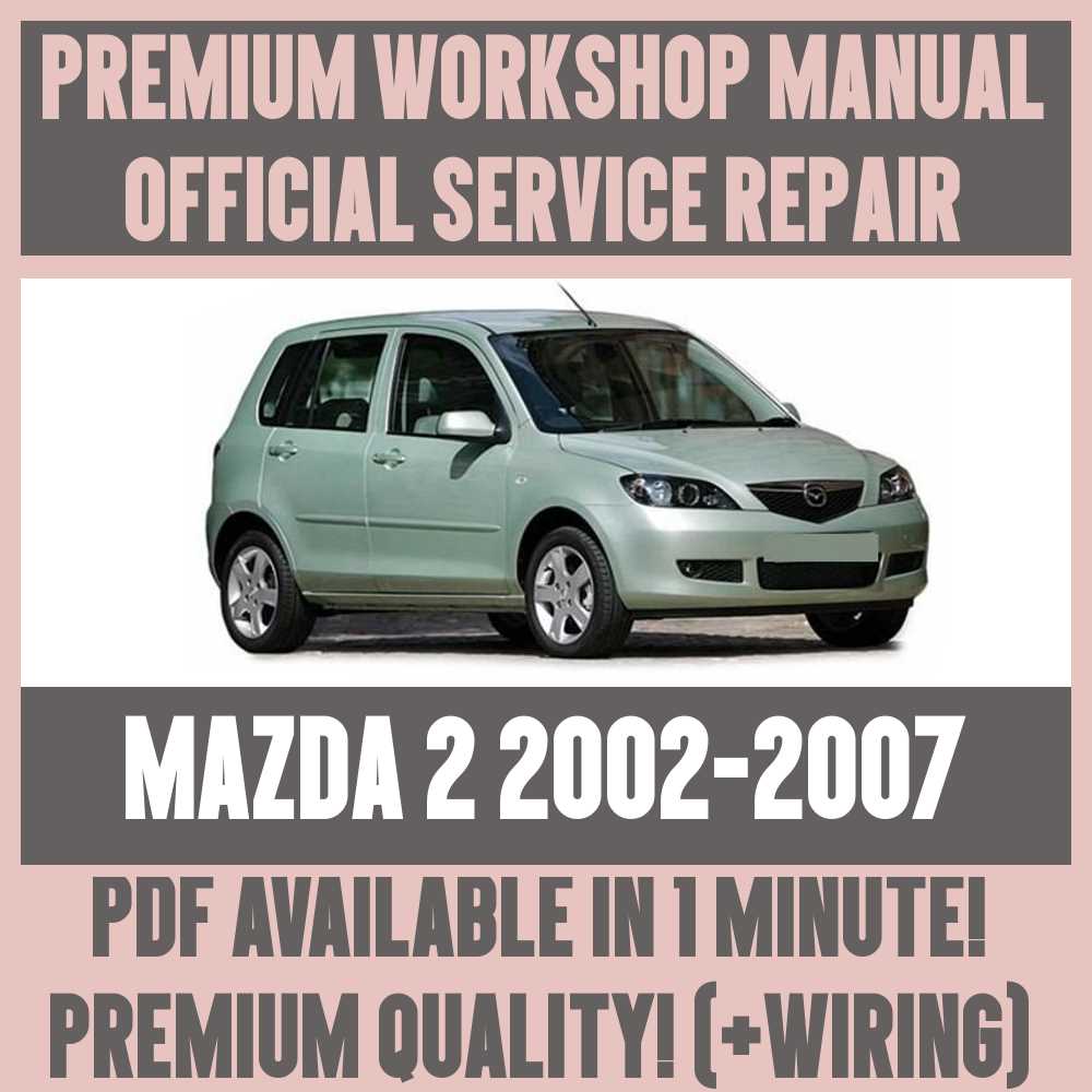 2002 mazda mpv repair manual