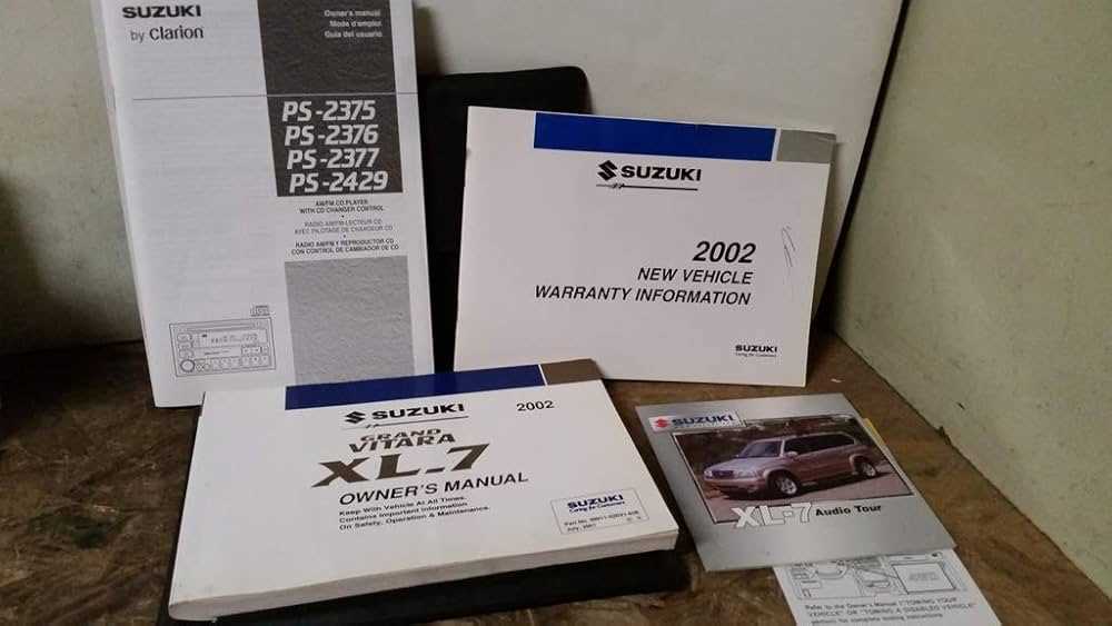 2002 suzuki vitara repair manual