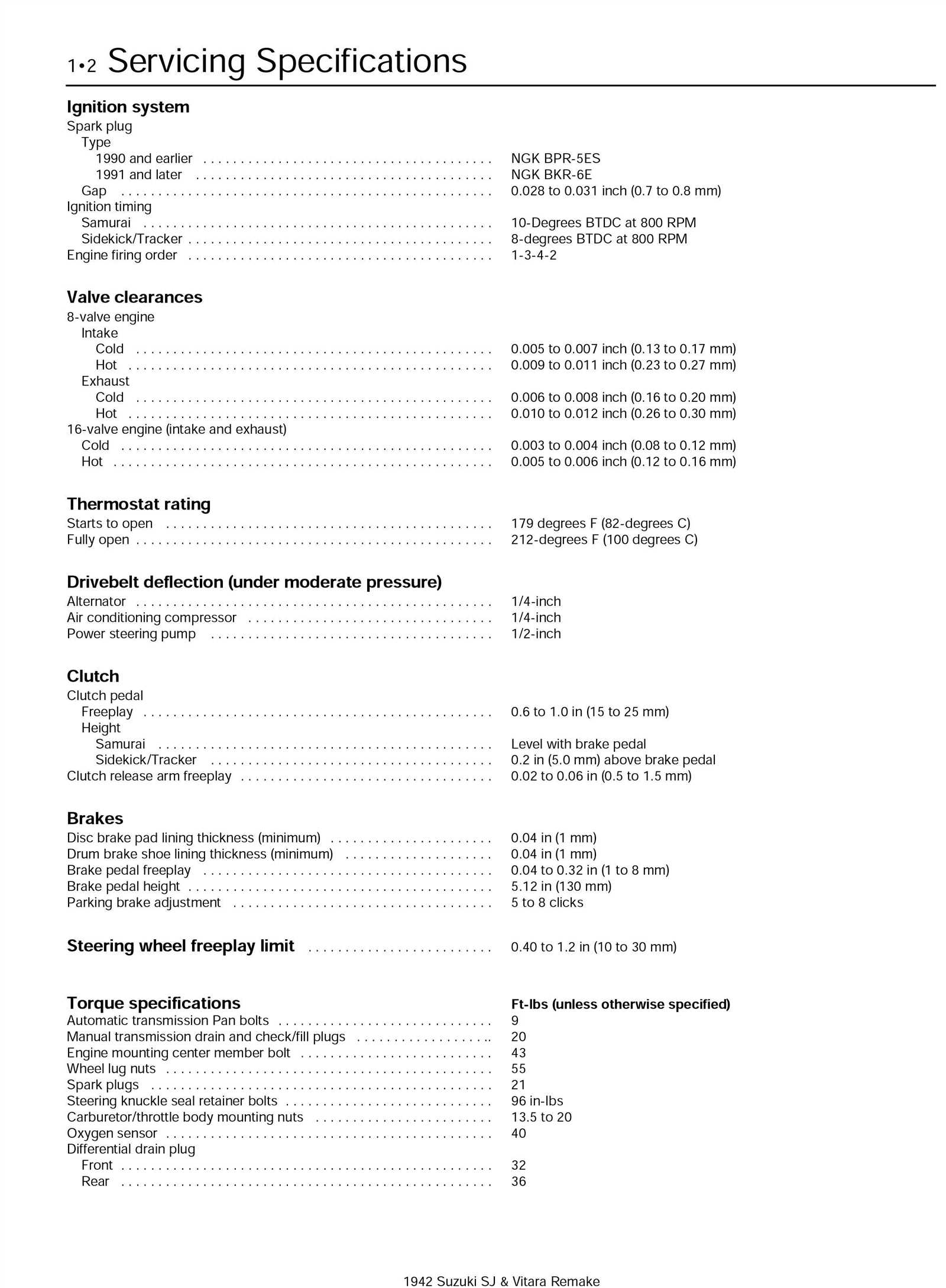 2002 suzuki vitara repair manual