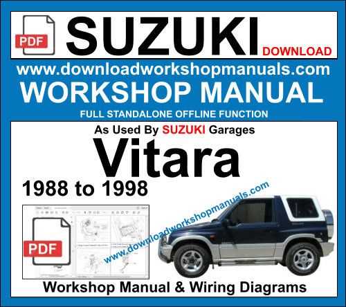 2002 suzuki vitara repair manual