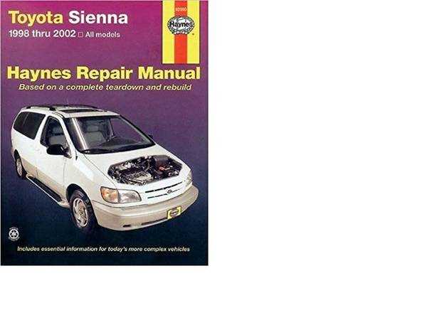 2002 toyota sienna repair manual