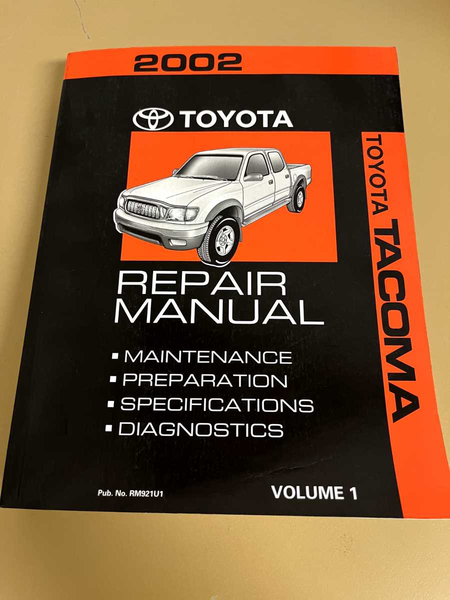 2002 toyota tacoma repair manual