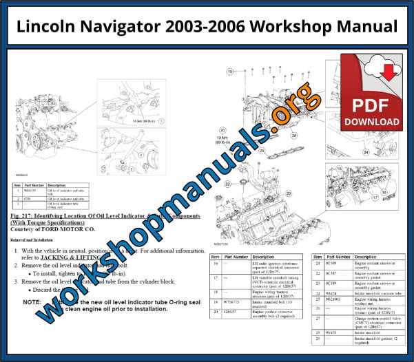 2003 lincoln navigator repair manual