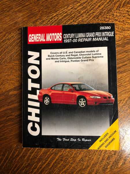 2003 pontiac grand prix repair manual