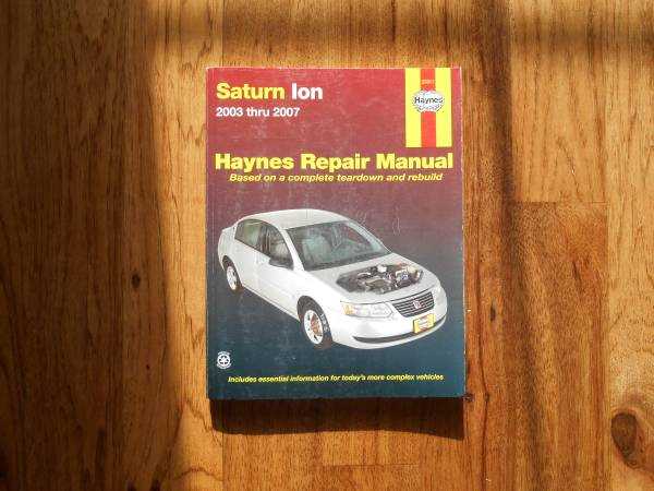 2003 saturn ion repair manual