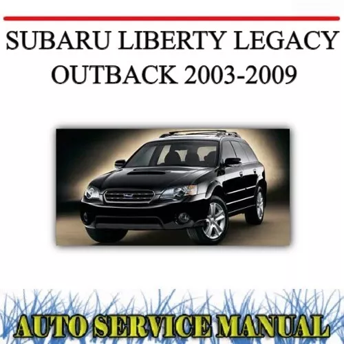 2003 subaru legacy repair manual