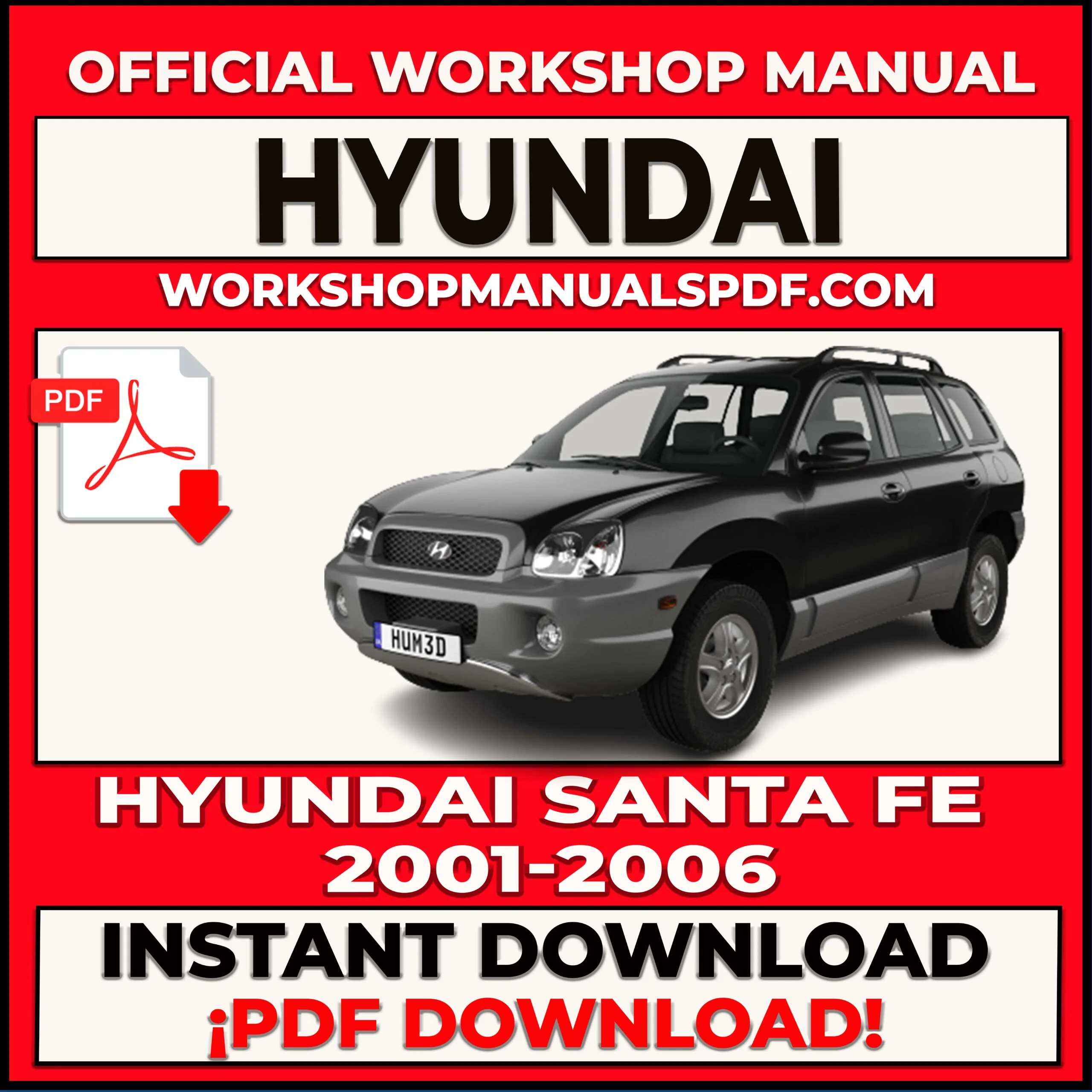 2004 hyundai santa fe repair manual