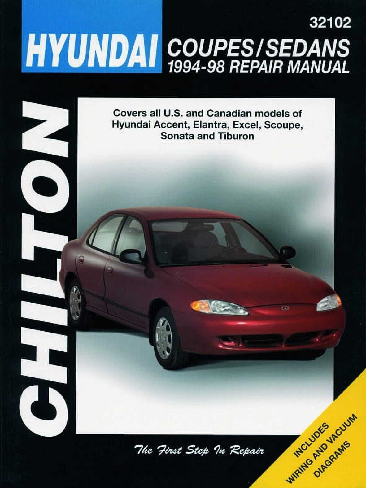 2004 hyundai tiburon repair manual