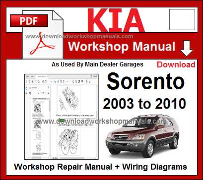 2004 kia sorento repair manual