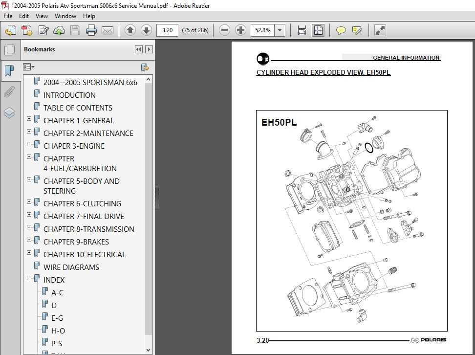 2004 polaris sportsman 500 ho repair manual