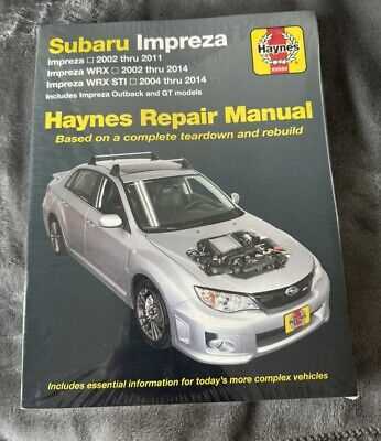 2004 subaru impreza wrx repair manual