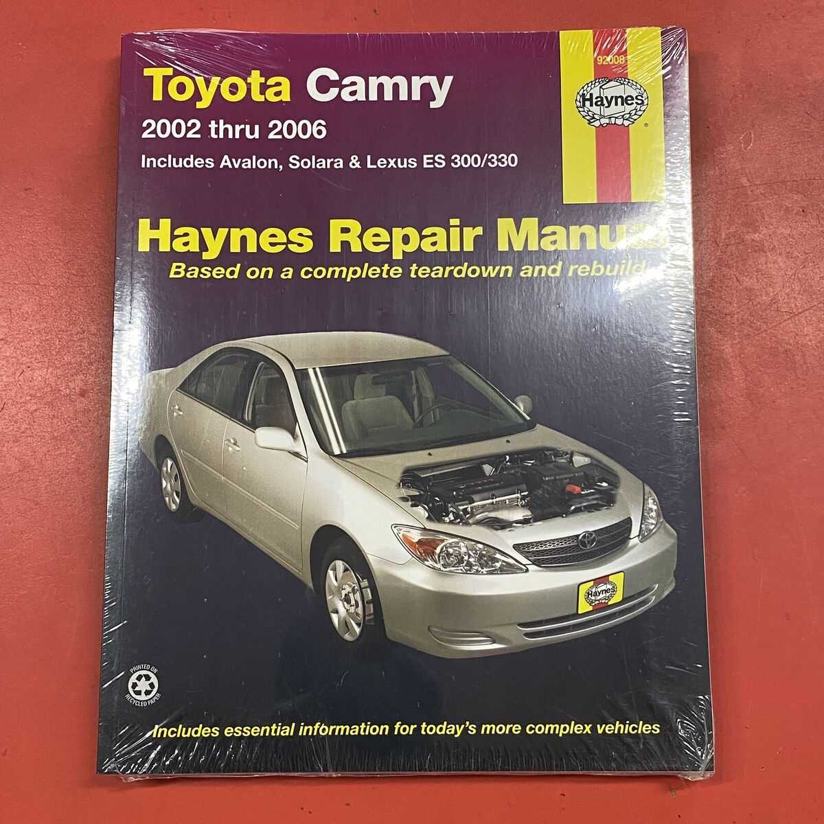 2004 toyota avalon repair manual