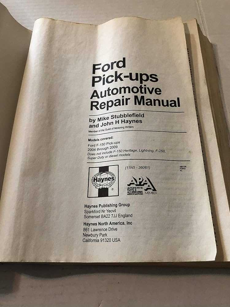 2004 ford f150 repair manual