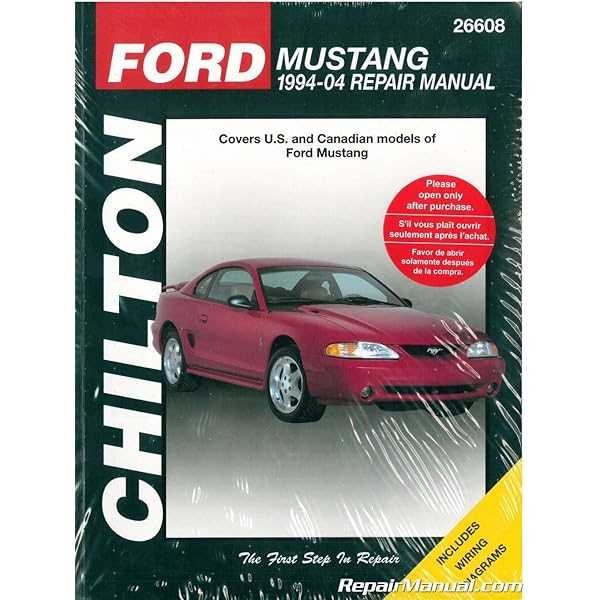 2004 ford mustang repair manual
